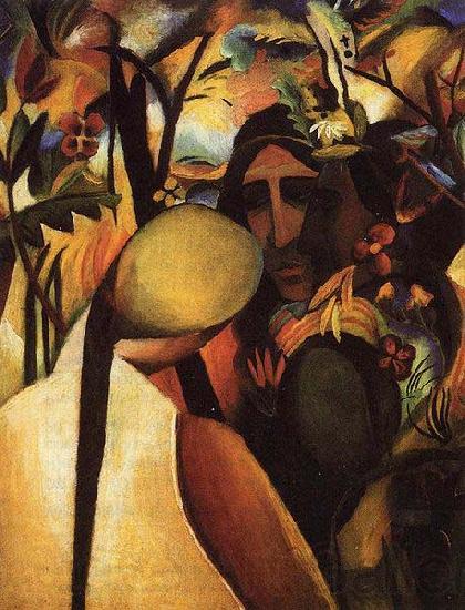August Macke Indianer Norge oil painting art